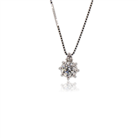 Collana Recarlo Donna in Oro bianco Diamante 0.32 Ct ZS119/B30 - ZS119/B30